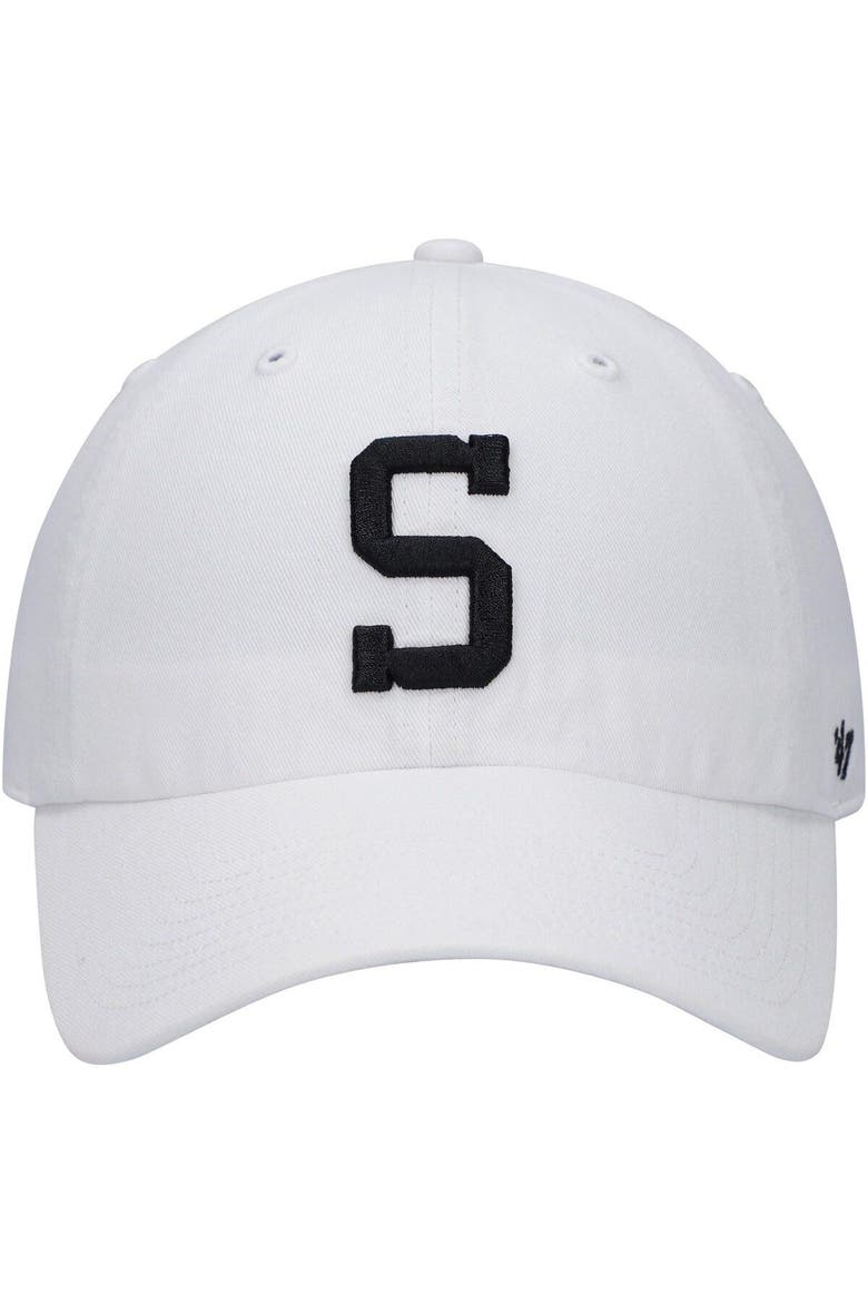 Men's '47 White Pittsburgh Steelers Clean Up Adjustable Hat, Alternate, color, White