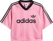 adidas Kids' Archive Recycled Polyester Crop Jersey