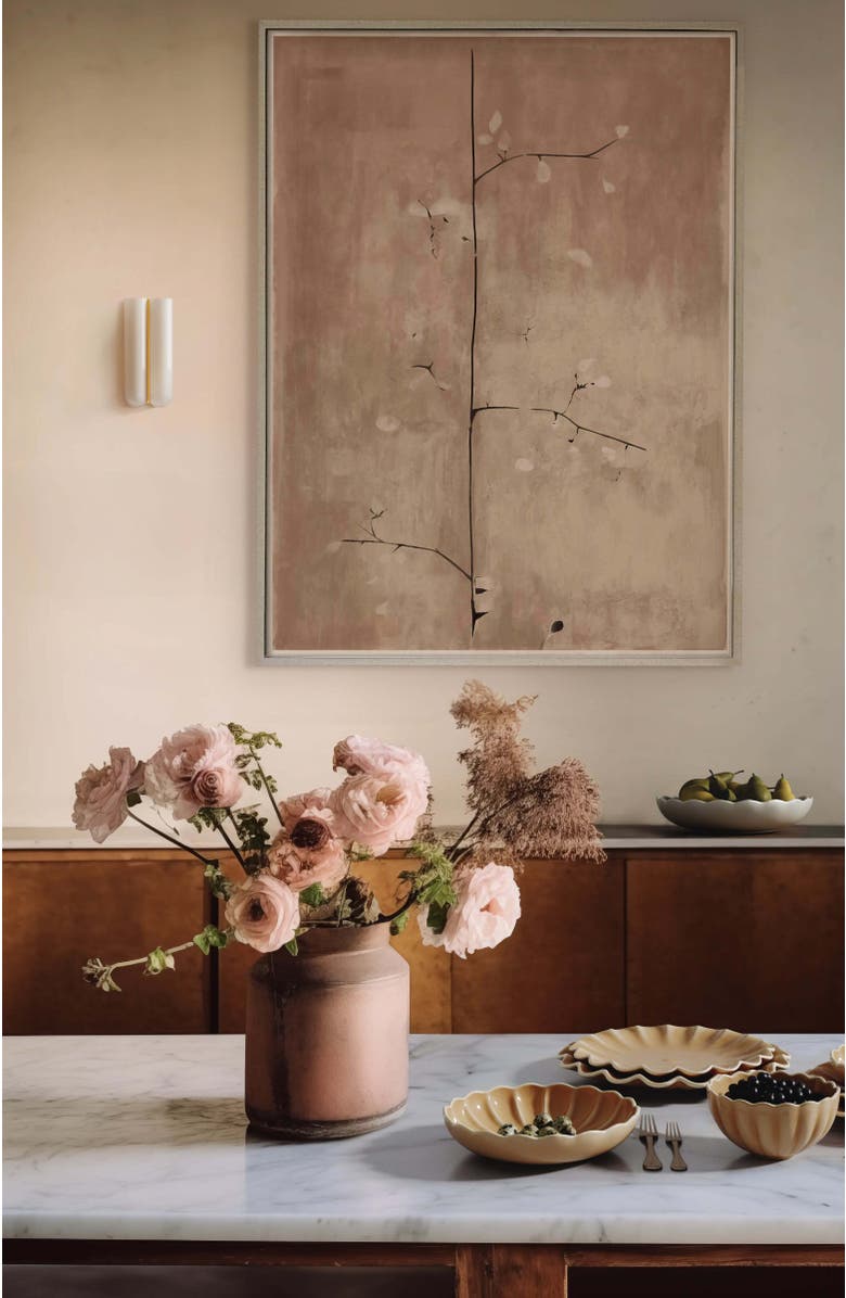 LEMIEUX ET CIE Dhalia Stoneware 16-Piece Dinnerware Set, Alternate, color, Camel