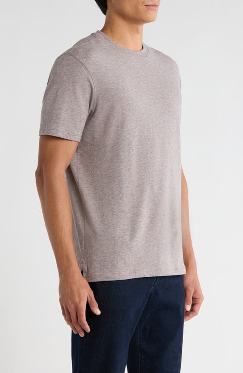 Robert Barakett Colson Mélange Stretch Pima Cotton T-shirt In Gray