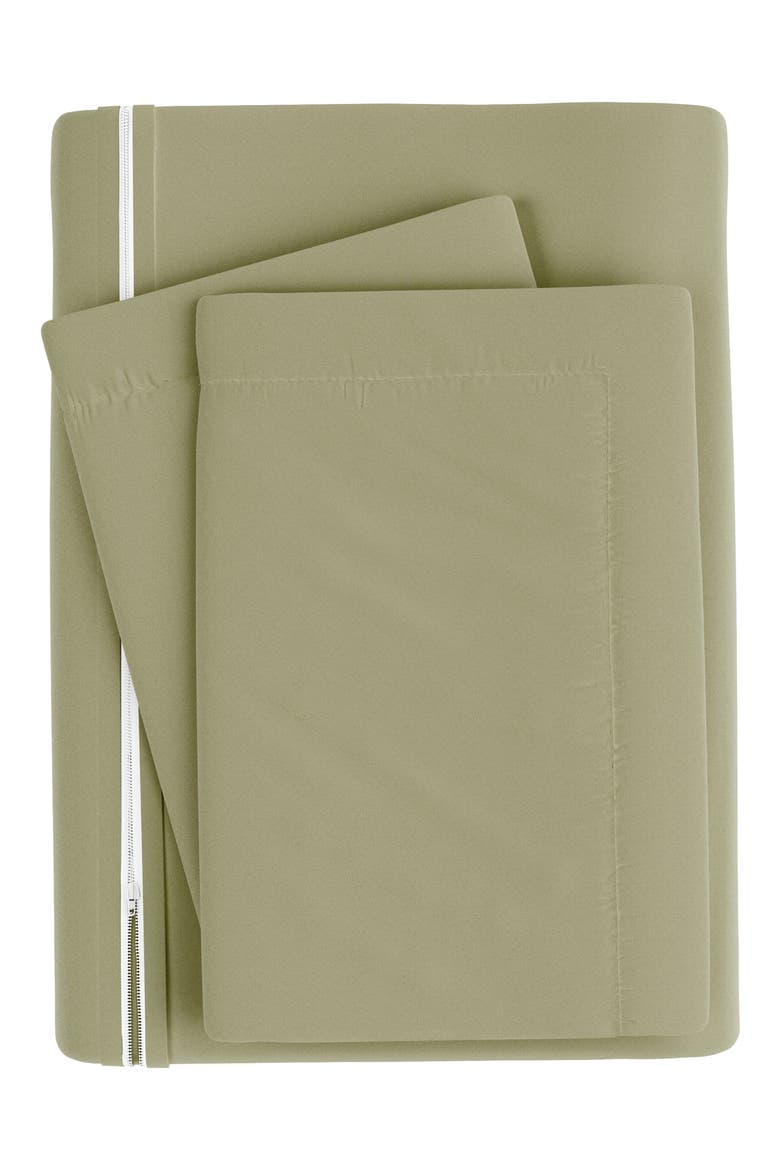 Premium Ultra Soft 3-Piece Duvet Cover Set, Main, color, SAGE