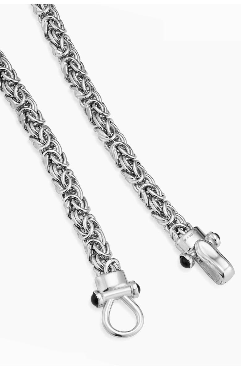 Oradina Sterling Silver Byzantine Artisan Bracelet, Alternate, color, Silver