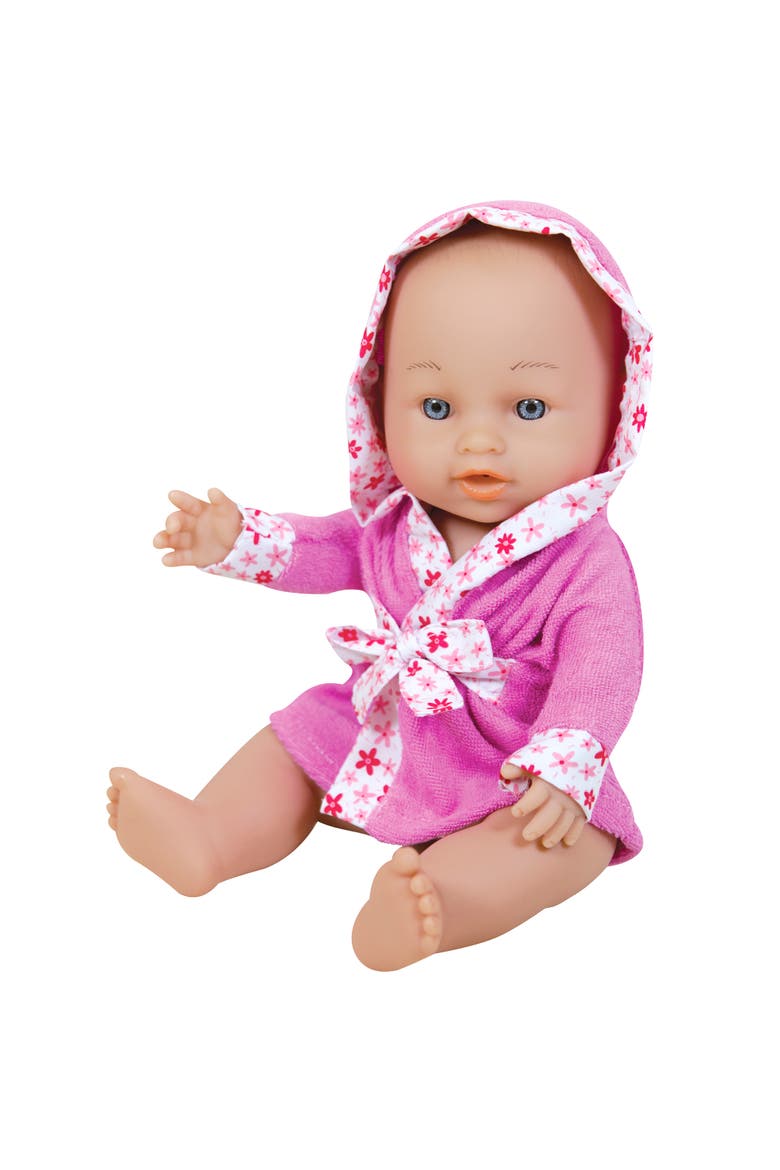 11 Inch Baby Doll & Bathtub Set, Pink, Water Safe Hard Body, Accessories, Alternate, color, Multicolored