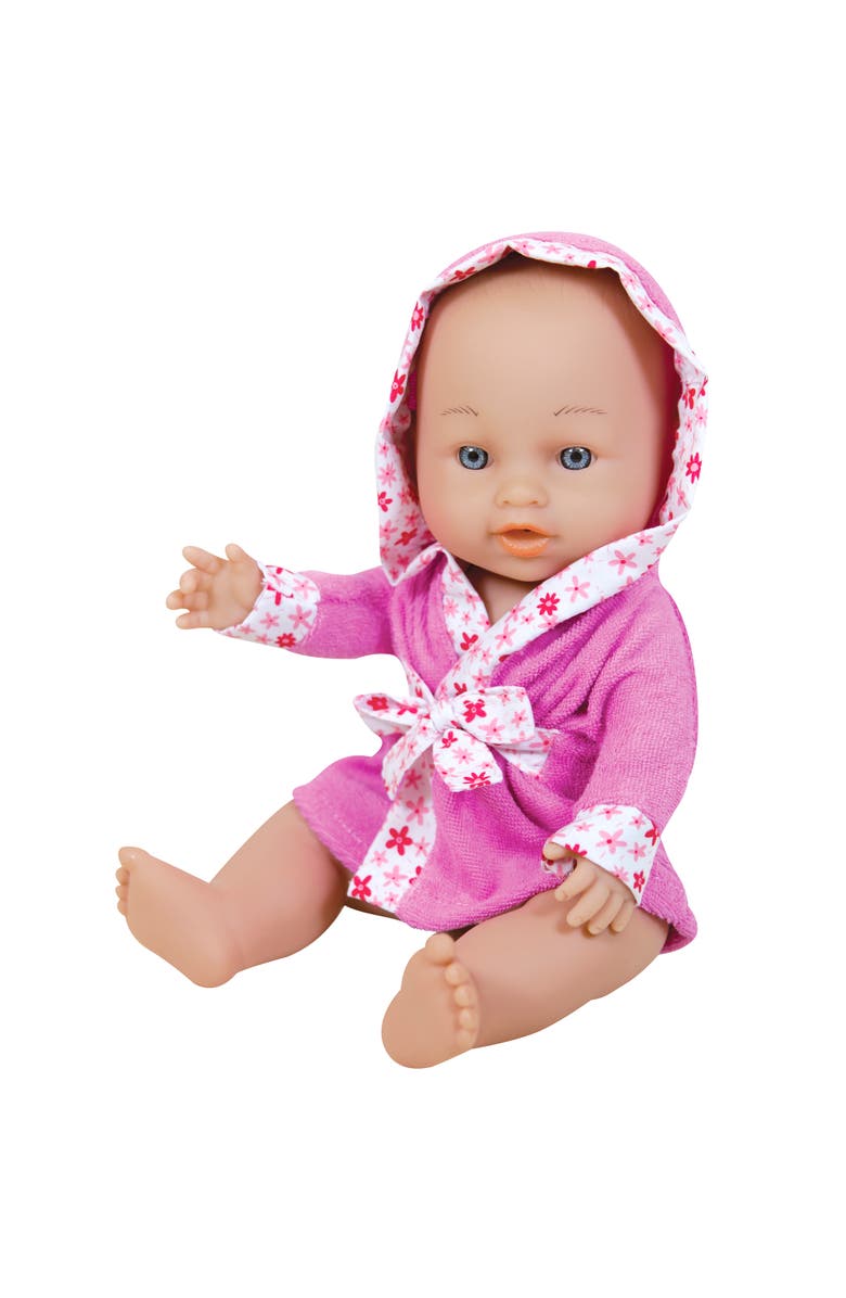 Lissi 11 Inch Baby Doll & Bathtub Set, Pink, Water Safe Hard Body, Accessories, Alternate, color, Multicolored