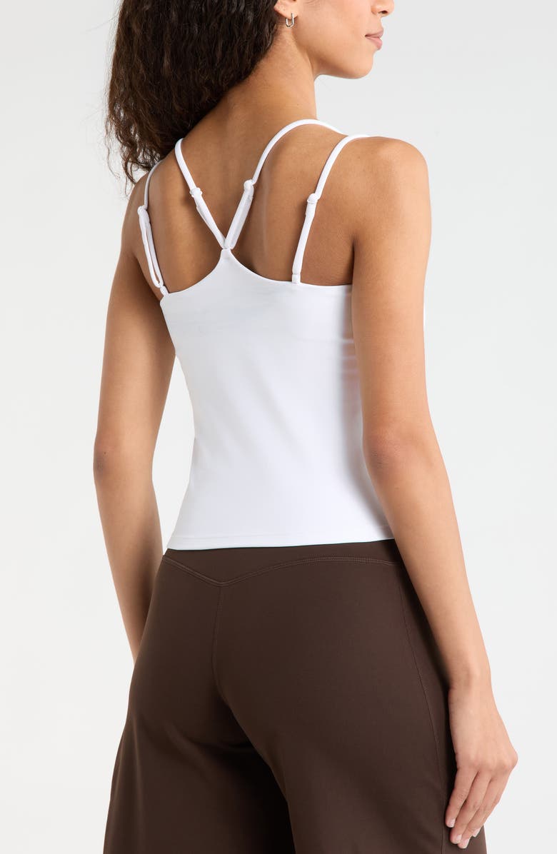Zella Zen Strappy Camisole, Alternate, color, White