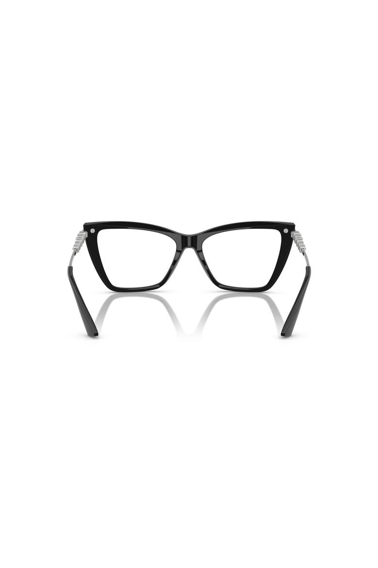 55mm Cat Eye optical glasses, Alternate, color, Black