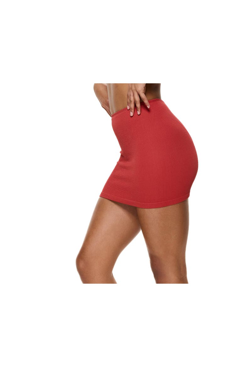 Tubular Swim Skirt/ Tube Top, Alternate, color, Paprika
