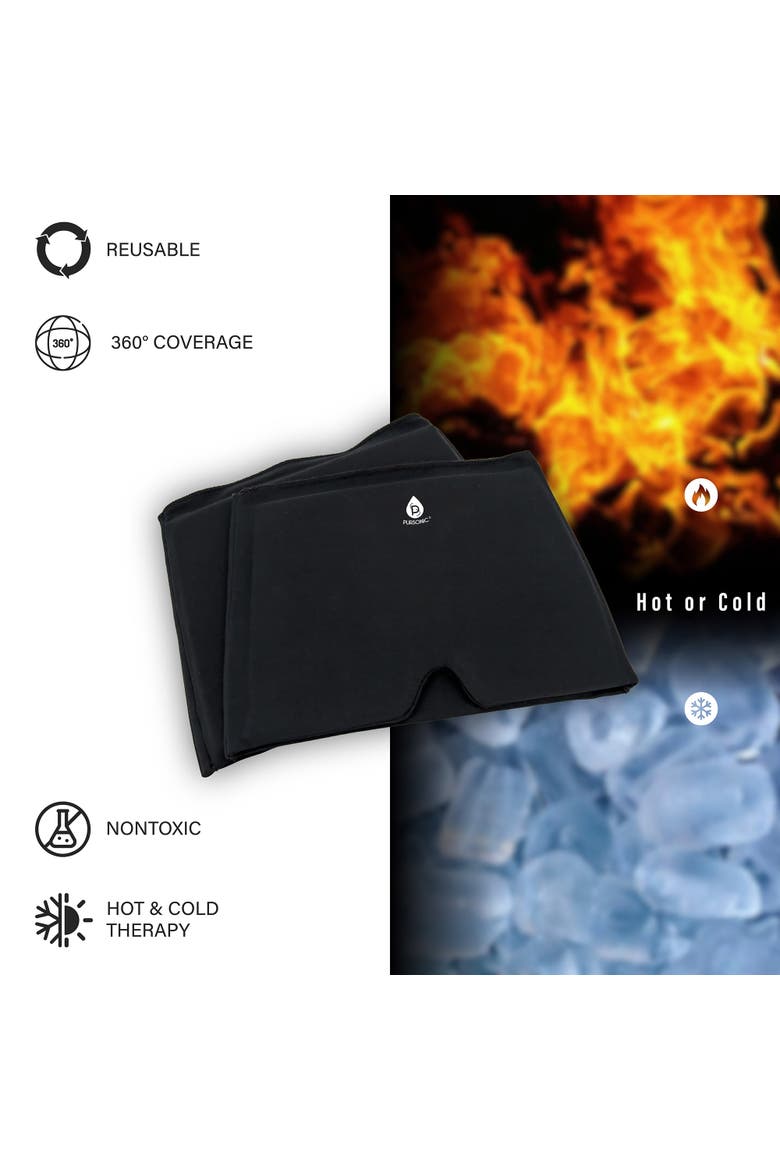 Shiatsu Back Massager & Hot/Cold Gel Migraine Cap, Alternate, color, Multicolor