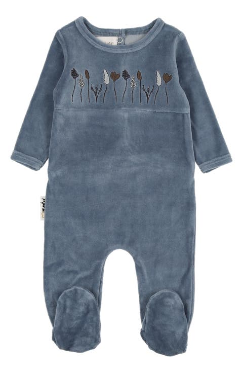 Garden Embroidered Footie (Baby)