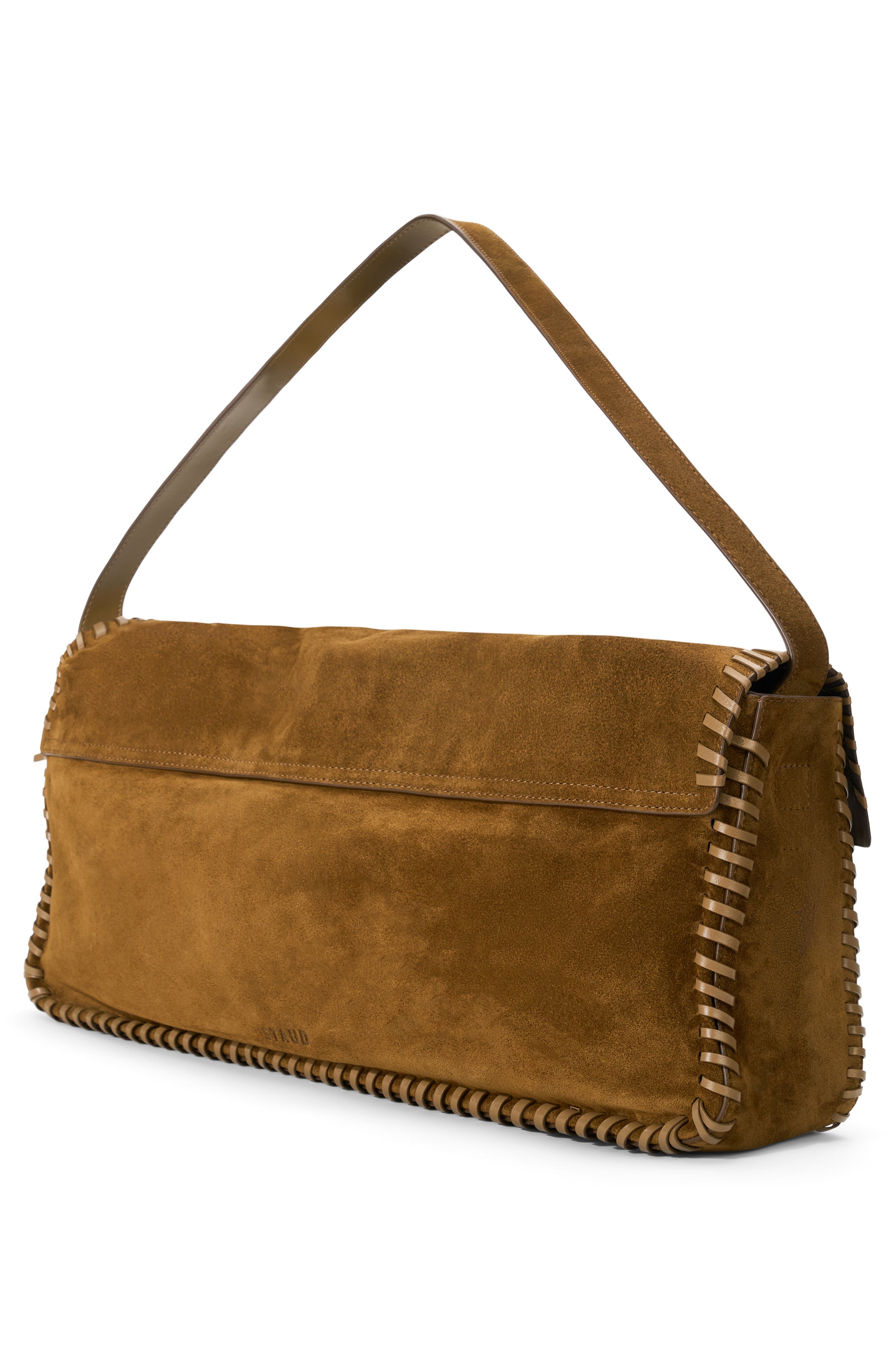 Harlow Leather Messenger Bag, Alternate, color, CIGAR
