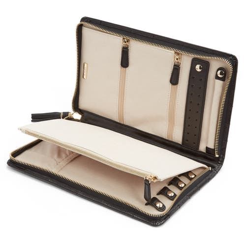 Wolf Caroline Large Jewelry Portfolio In Black