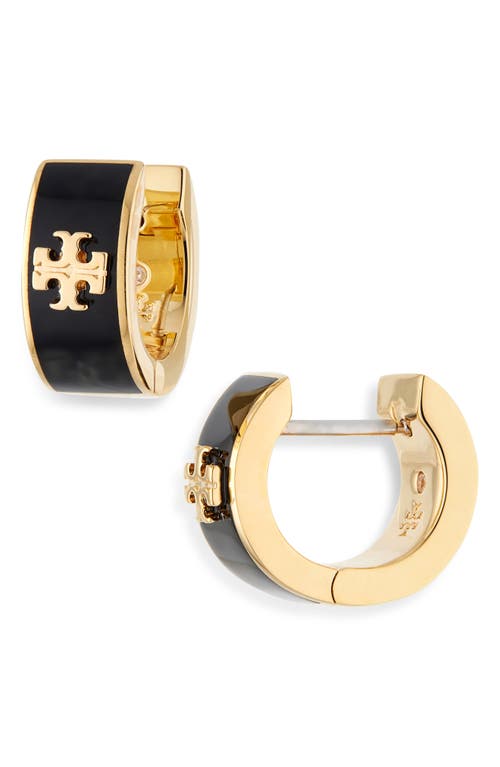TORY BURCH TORY BURCH ICON HUGGIE EARRINGS