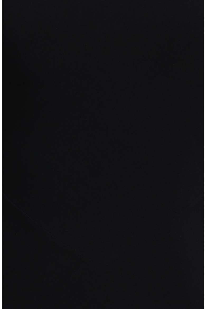 Sadira Draped Jersey Halter Mermaid Gown, Alternate, color, BLACK