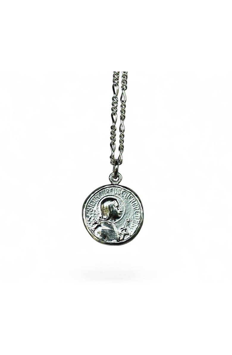 SAINT VAGABOND Joan of Arc Pendant, Main, color, Sterling Silver