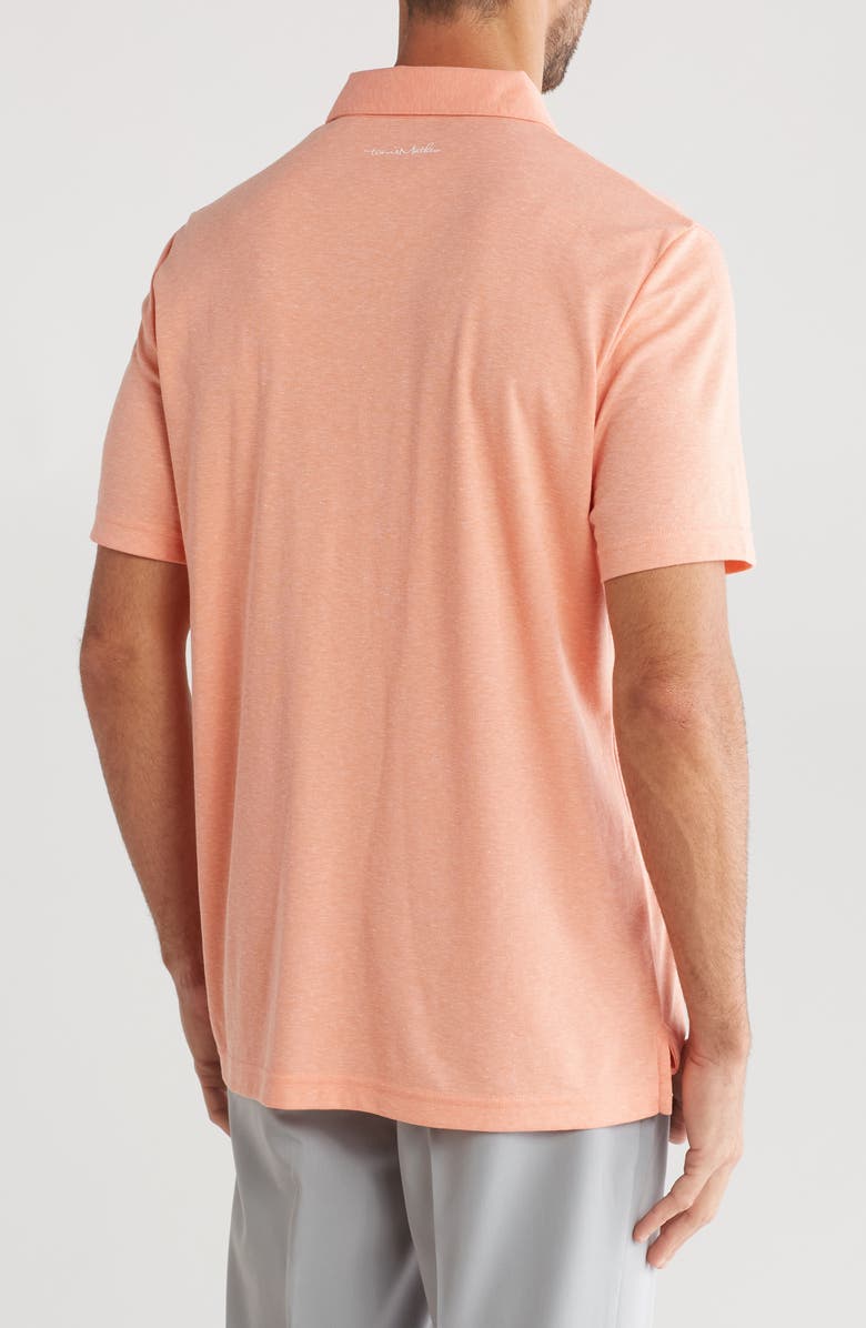 TravisMathew Mucho Gusto Polo, Alternate, color, Heather Melon