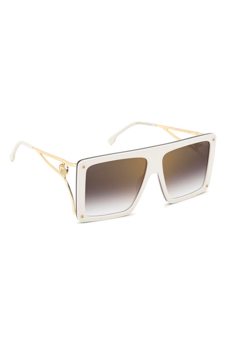 Carrera Eyewear Unica 60mm Gradient Shield Sunglasses, Alternate, color, 0Szj-Yk