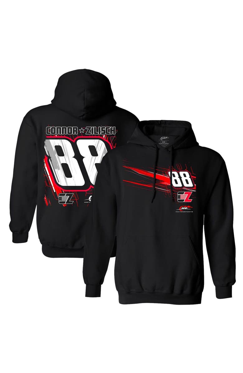 JR MOTORSPORTS OFFICIAL TEAM APPAREL Men's JR Motorsports Official Team Apparel Black Connor Zilisch, Main, color, Black