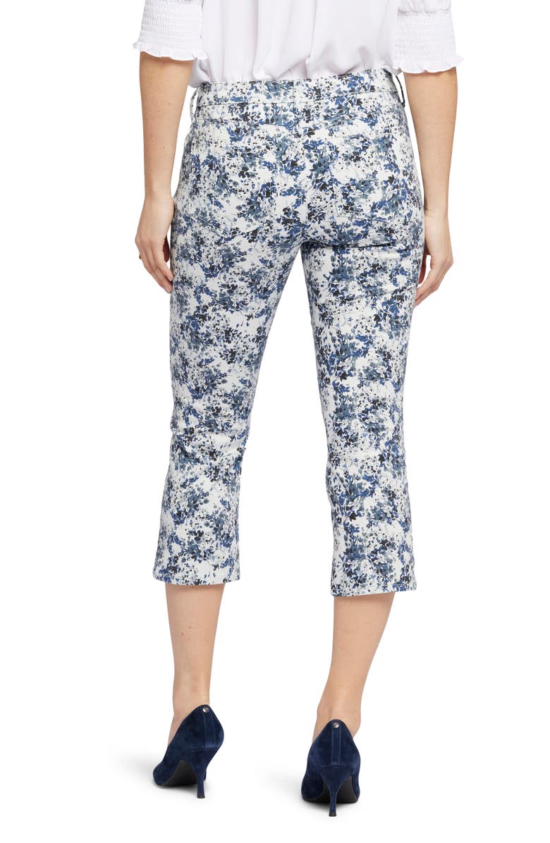 NYDJ Chloe Side Slit Crop Jeans, Alternate, color, Forest Lagoon