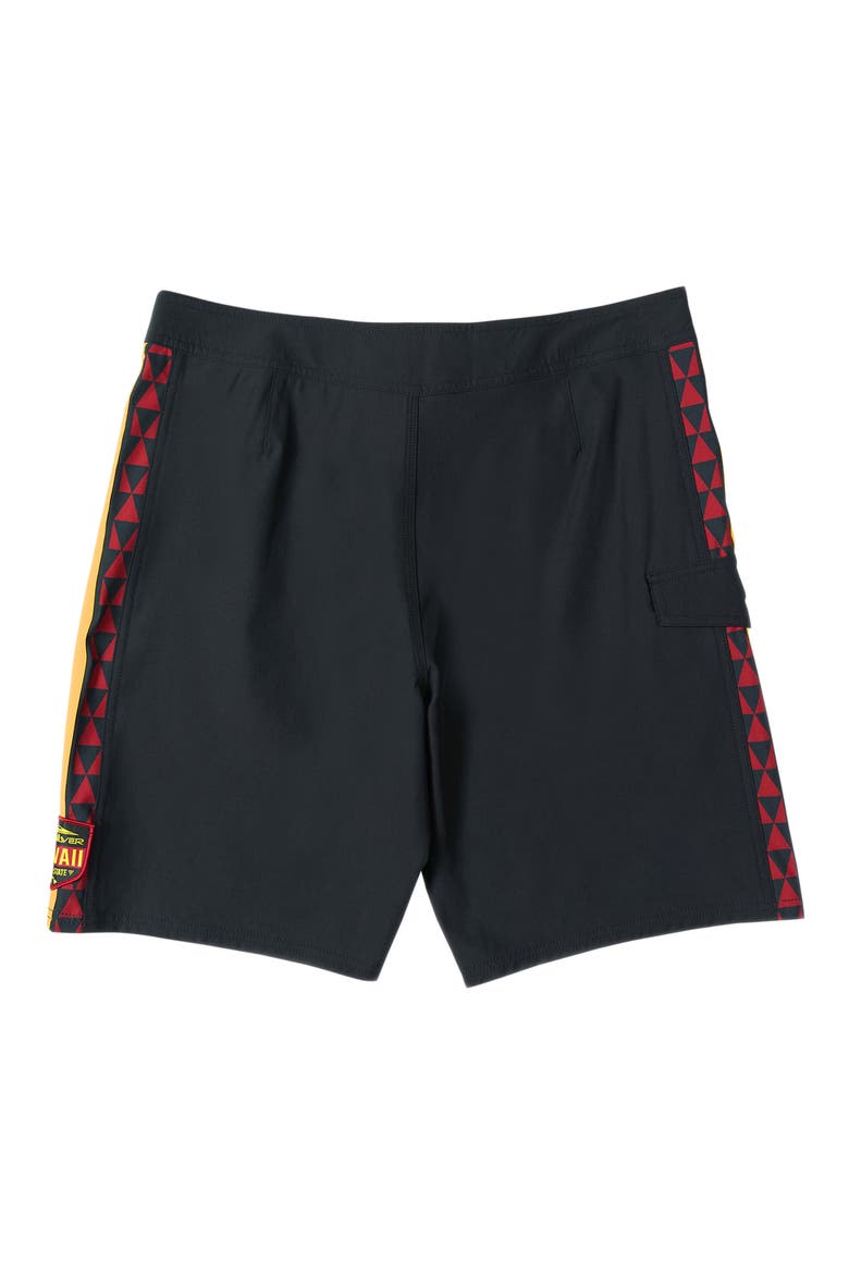Hi Spearhead Board Shorts, Alternate, color, BLACK