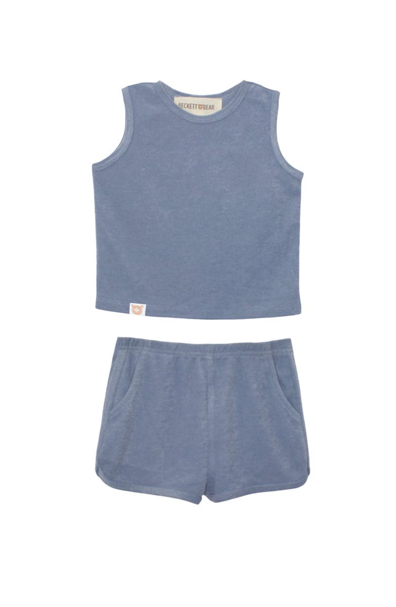 Beckett and Bear Axel Sleeveless Two Piece Set, Main, color, Blue