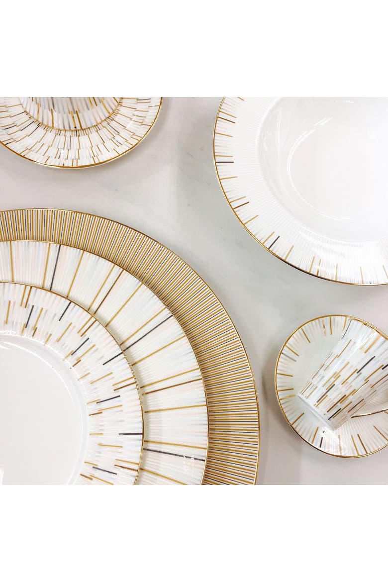 Luminous 9 Inch Oval Platter, Alternate, color, White