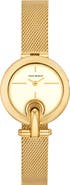 Tory Burch The Small Pierced Mesh Strap Watch, 30mm