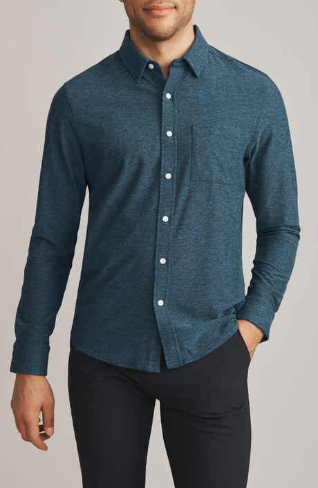 Rhone WFH Knit Button-Up Shirt