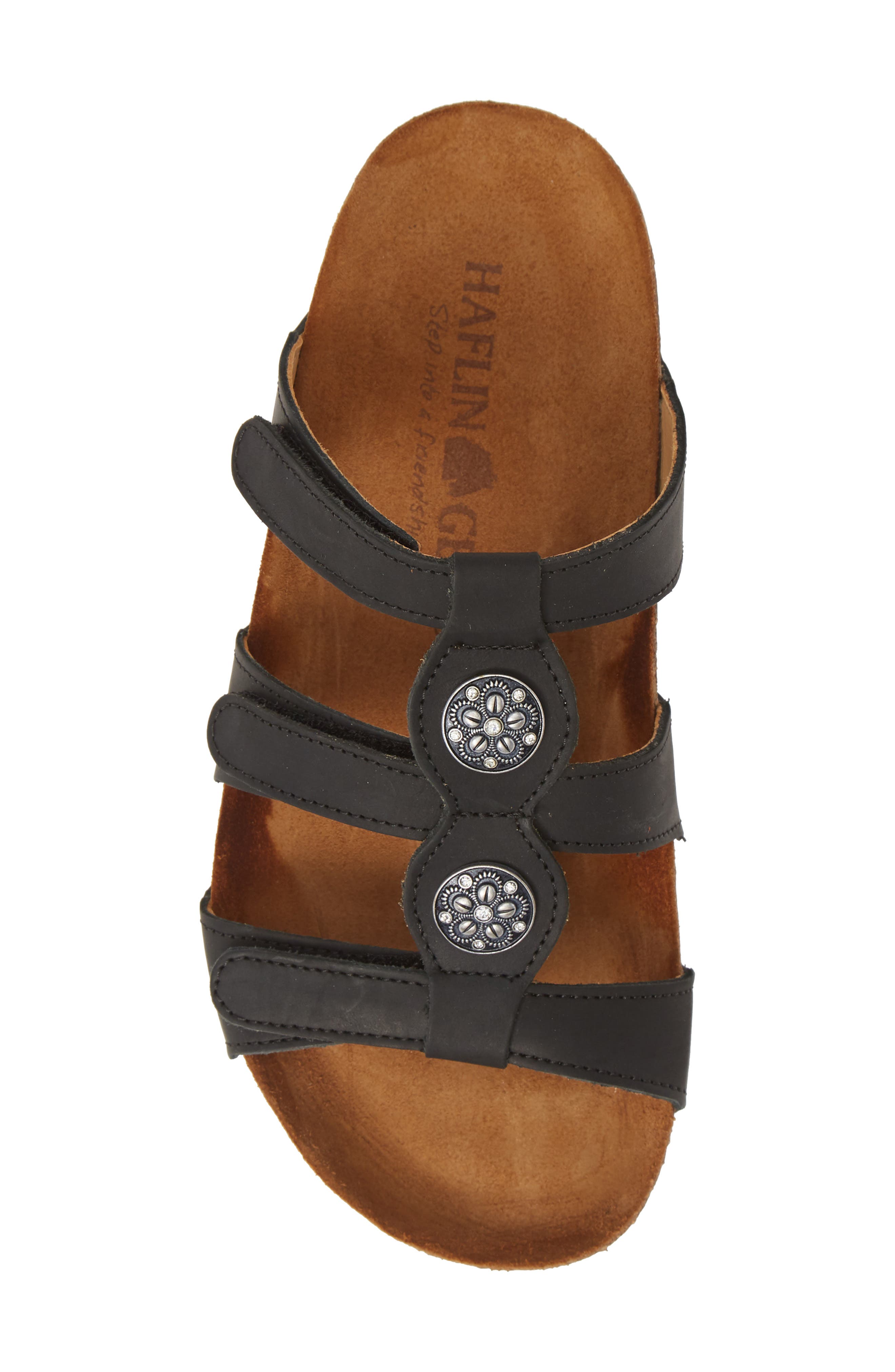 Haflinger Alice Slide Sandal, Alternate, color, 