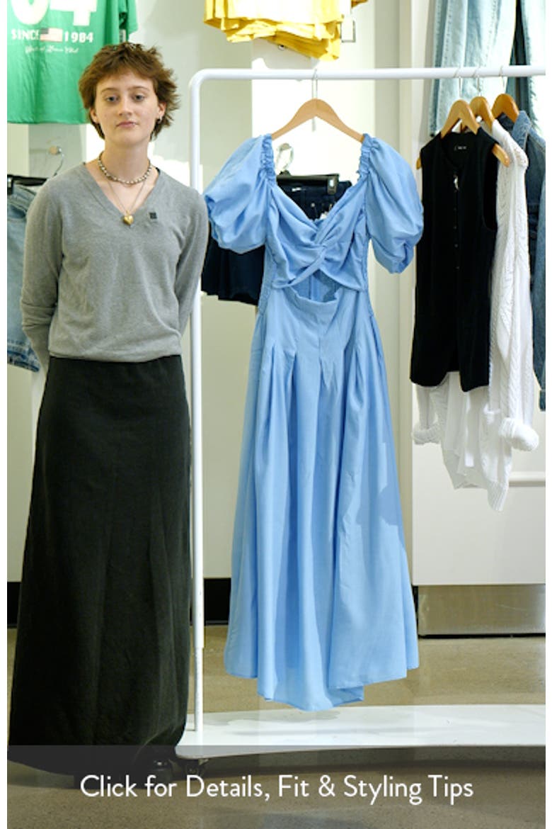Cintra Puff Sleeve Maxi Dress video