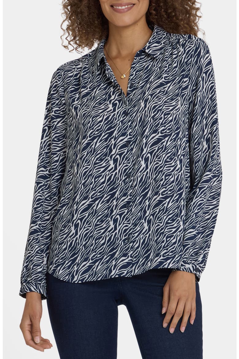 Modern Blouse, Main, color, VINTAGE ZEBRA