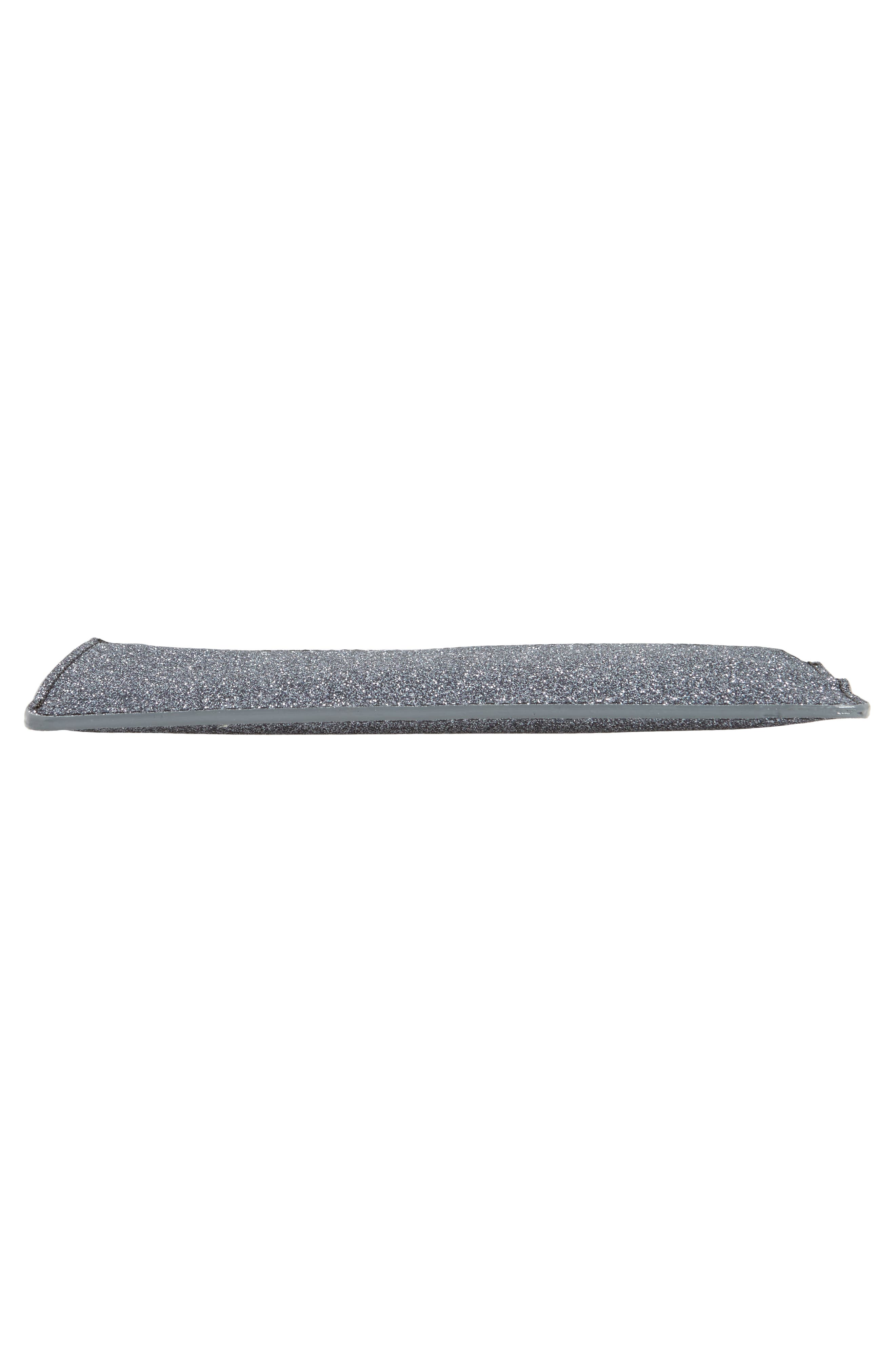 Shimmer Wristlet, Alternate, color, GUNMETAL