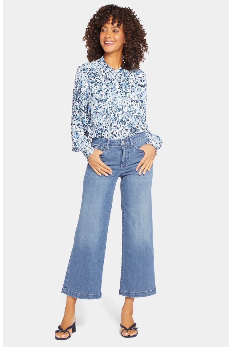 Teresa Ankle Wide Leg Jeans, Alternate, color, SWEETBAY