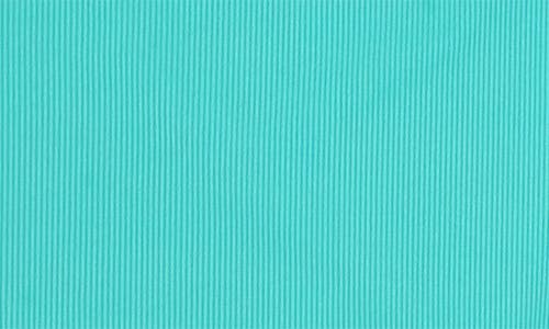 Feather 4 Arrow Kids' Vacay Rib Ruffle One-piece Swimsuit In Pool Blue