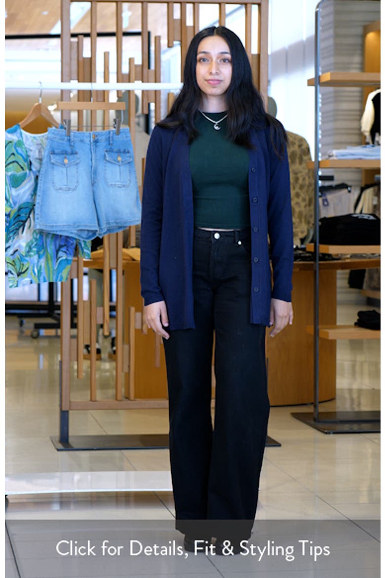 Destination Side Button Cardigan video