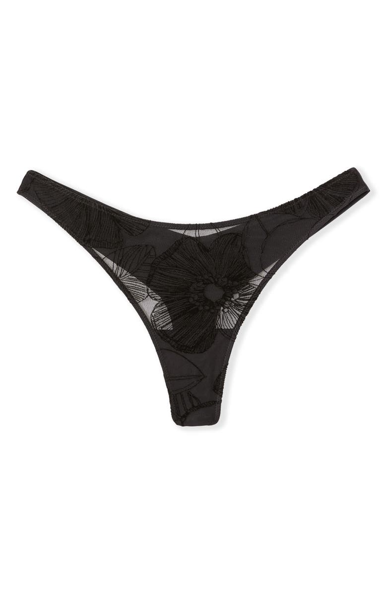 Etam Badinage Tanga, Alternate, color, Black