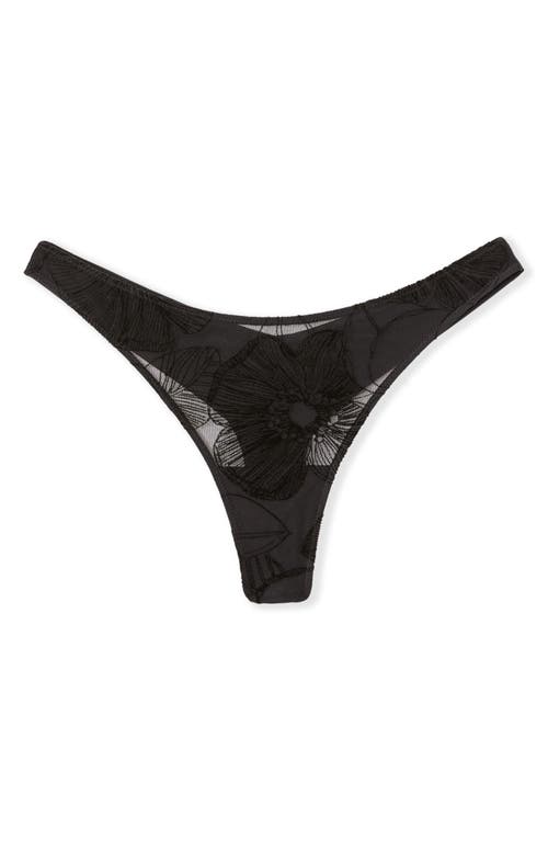 Etam Badinage Tanga In Black