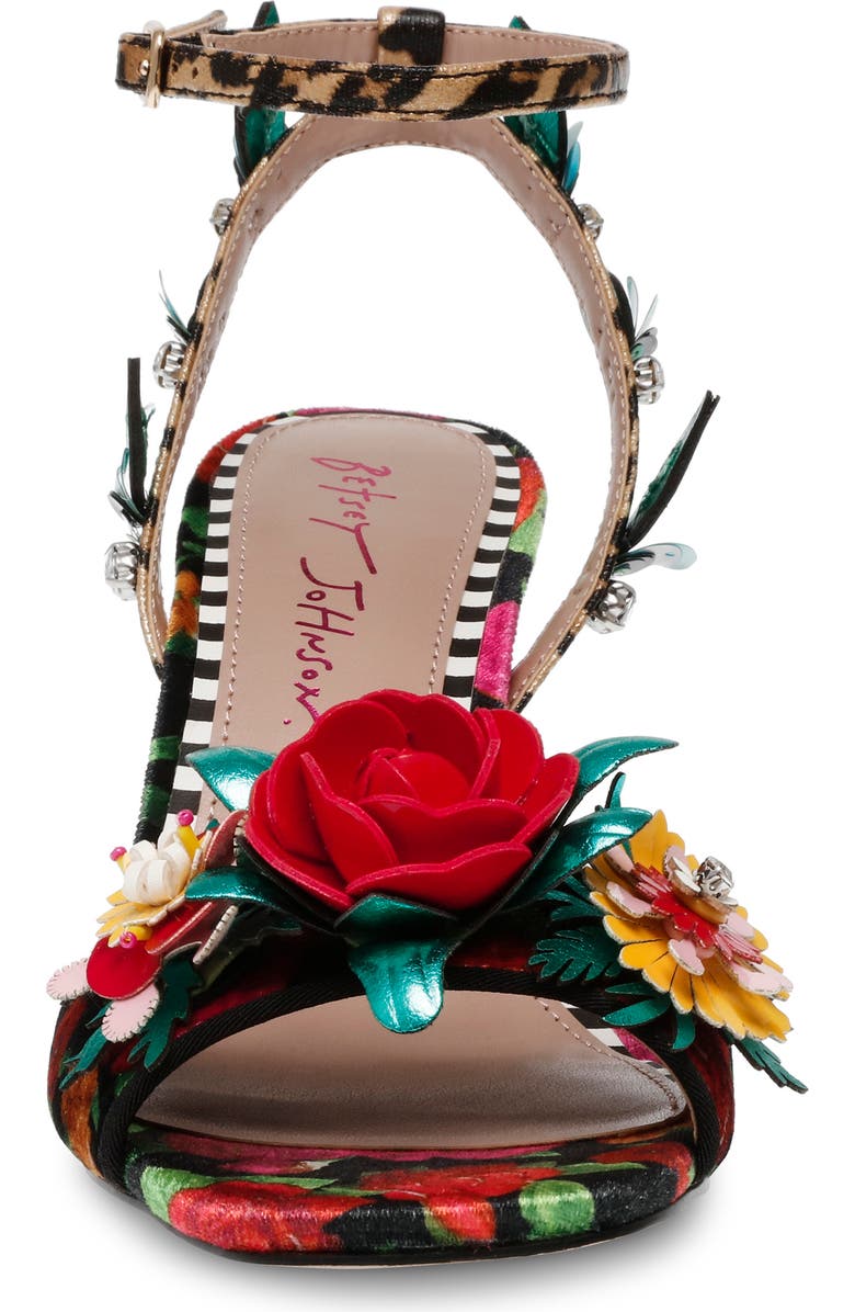 Betsey Johnson Leyton Ankle Strap Sandal, Alternate, color,