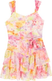Rare Editions Kids' Chiffon Party Dress