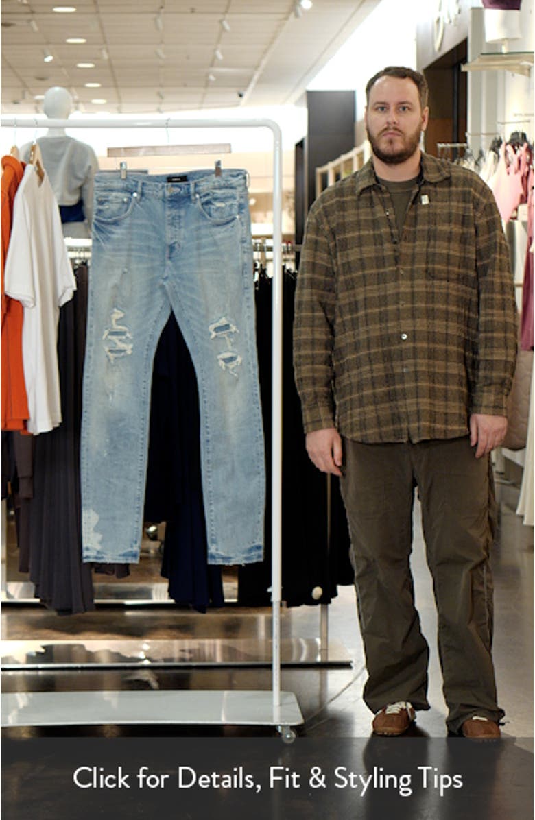 P001 Garda Repairs Distressed Skinny Jeans, sales video thumbnail