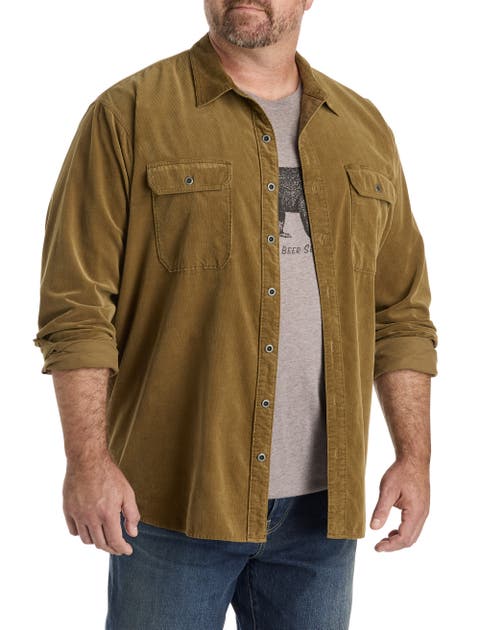 Big & Tall Corduroy Utility Shirt