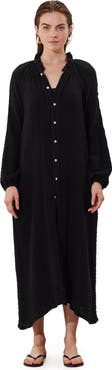 Gottex Beach Life Cloudshore Ruffle Collar Dress Cover-Up