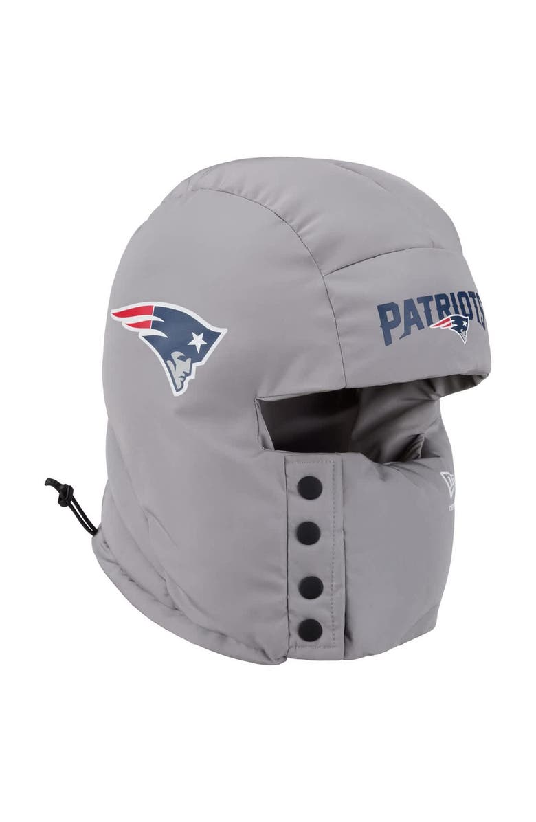 New Era Men
s New Era  Gray New England Patriots Puffer Balaclava, Main, color, Gray