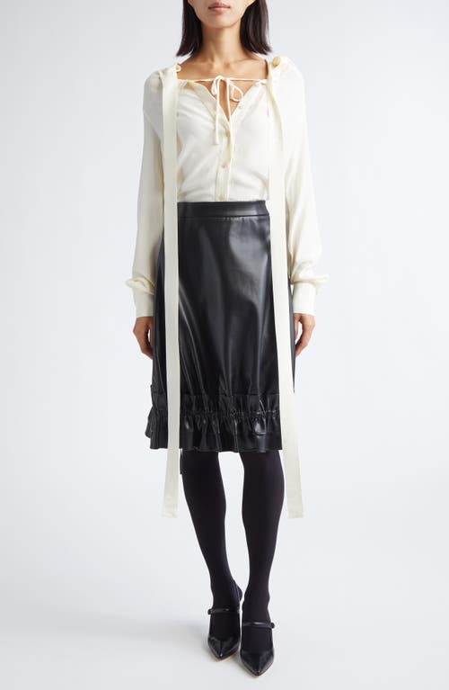 Renaissance Renaissance Yas Tie Neck Top In White