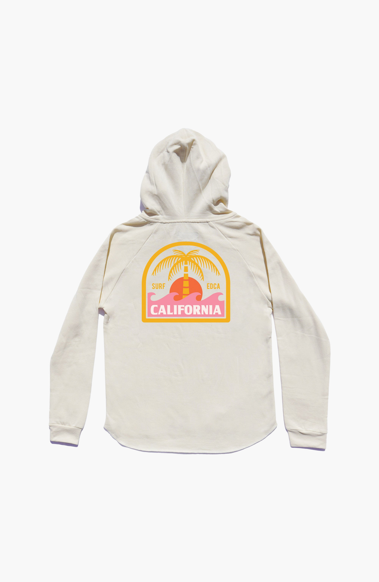 Everyday California California Sunshine Club Hoodie, Alternate, color, Off-White