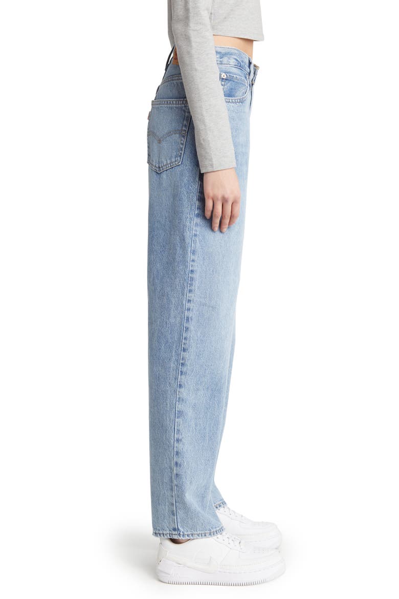 94™ Baggy Straight Leg Jeans, Alternate, color, LIGHT TOUCH