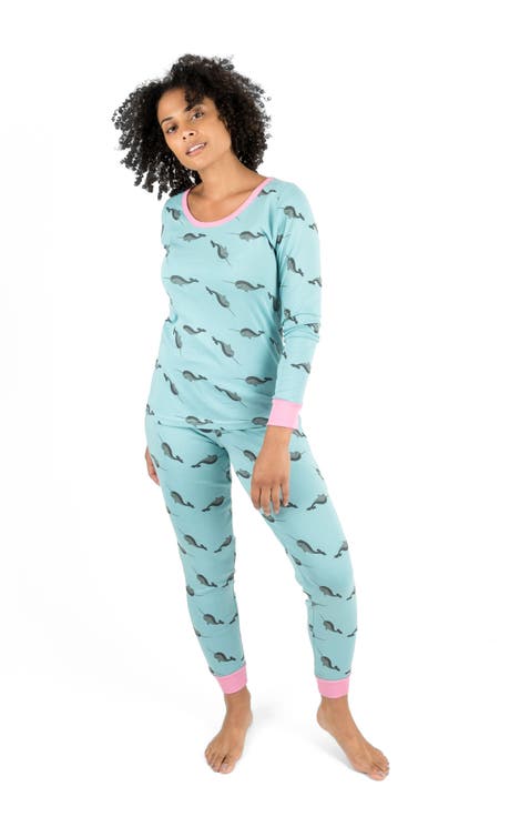 Women's Cotton Matching Family Pajamas, Wild Canvas Prints