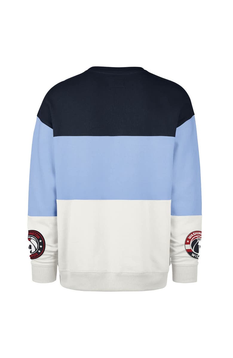 '47 Unisex '47 Light Blue Washington Wizards 2024/25 City Edition On Five Maximalist Pullover Sweatshirt, Alternate, color, 