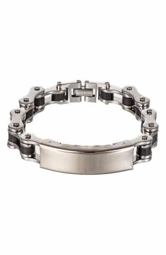 EYE CANDY LOS ANGELES Men's Owen Name Tag Bracelet