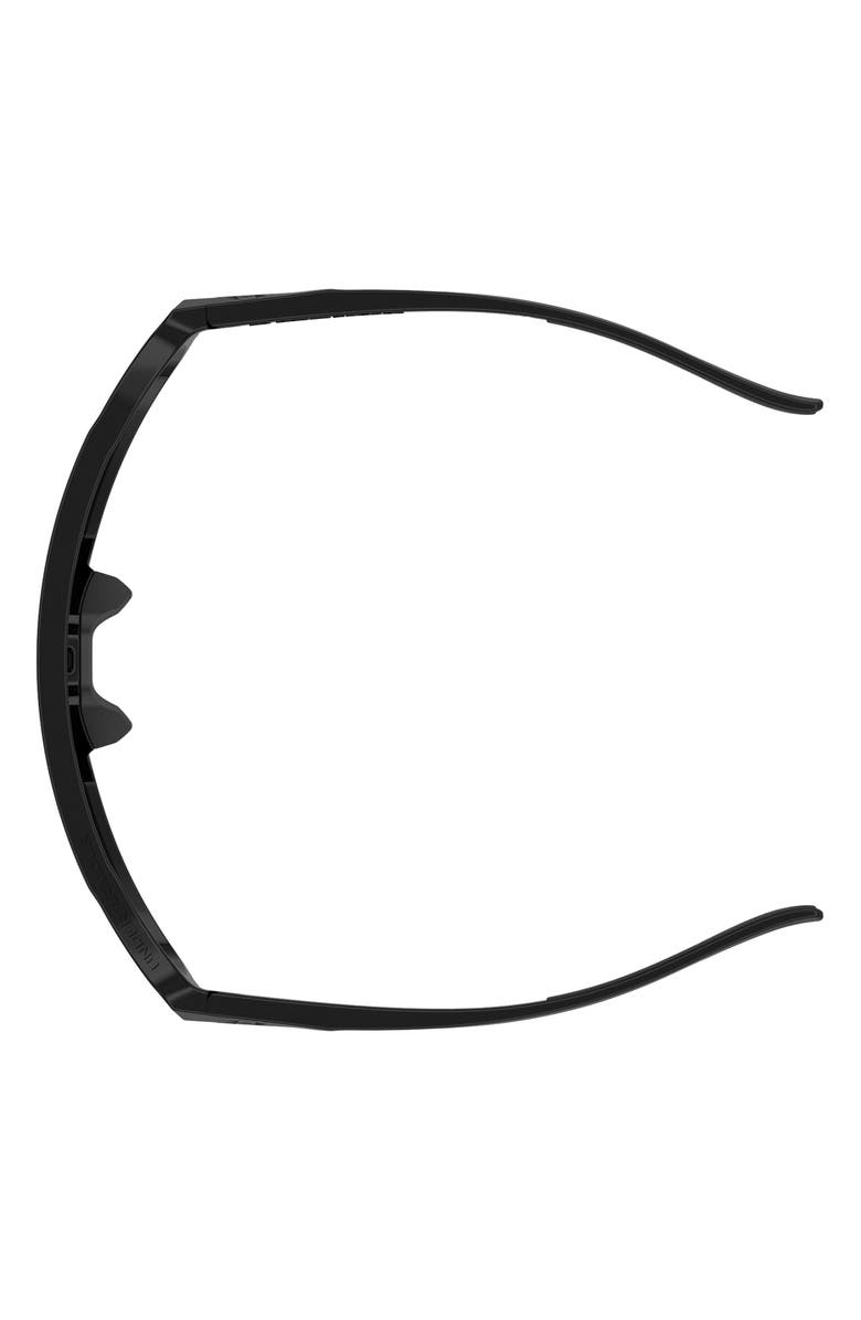 Under Armour Game Day 99mm Shield Sport Sunglasses, Alternate, color, Black / Grey Oleophobic