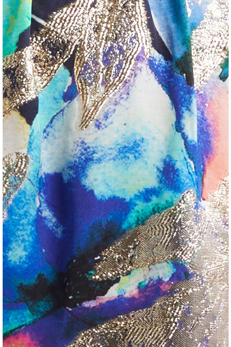 ramy brook marble reuben mini dress Ramy Brook Reuben Metallic Jacquard Halter Mini Dress